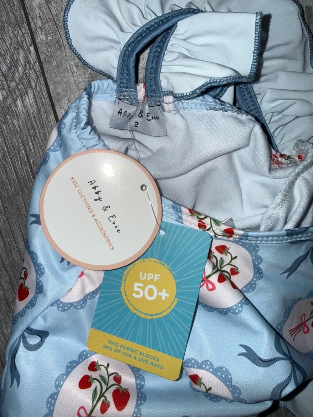 NWT Abby & Evie One Piece Swimsuit Size 2